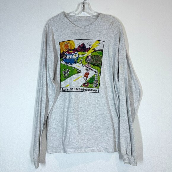 Vintage 2003 Grateful Dead at Red Rocks T-Shirt Gray Long Sleeve Rare Y2K XL - Picture 1 of 11